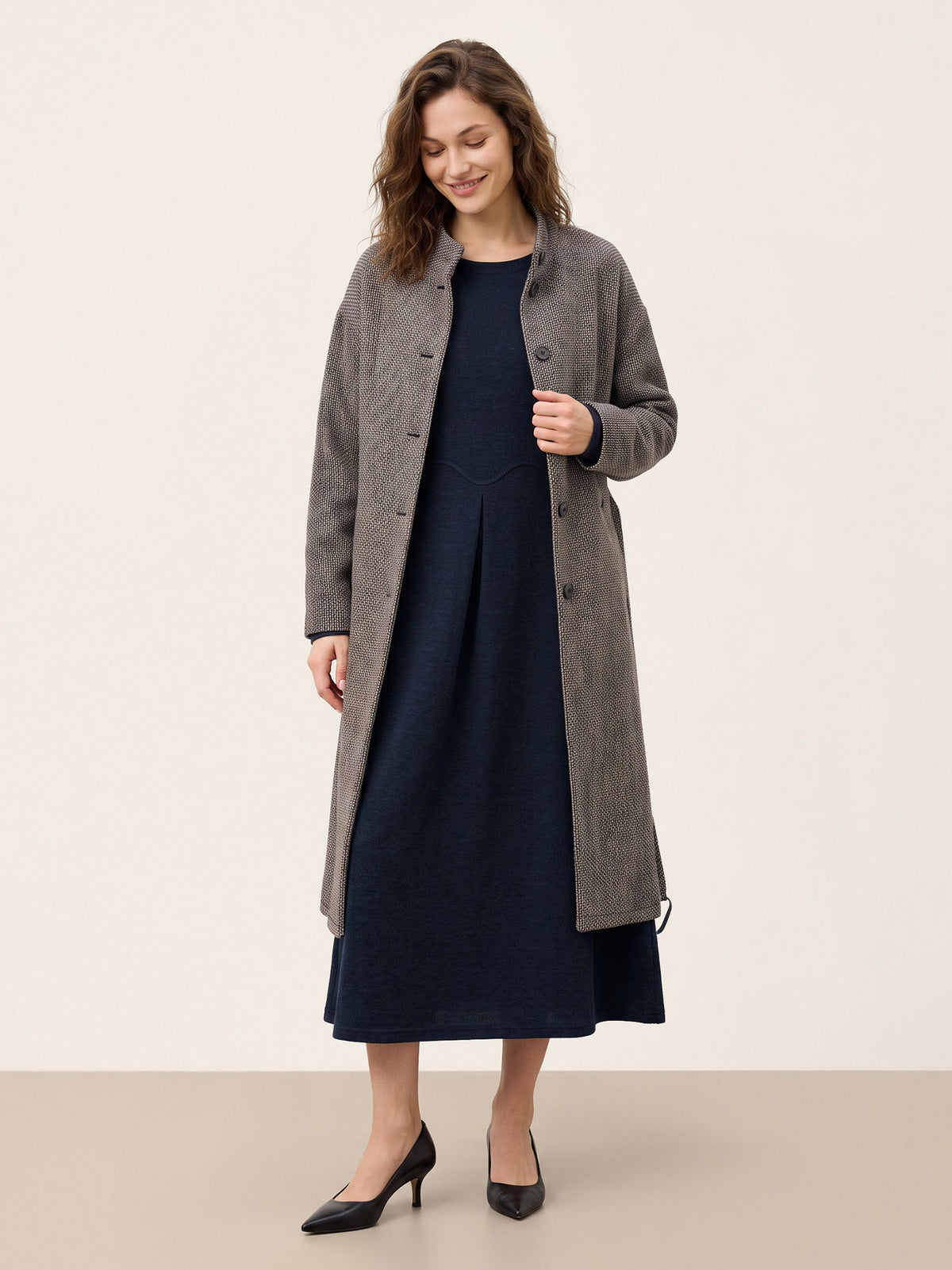 Wool Midi Dress – Sabine by Maravesse (33)