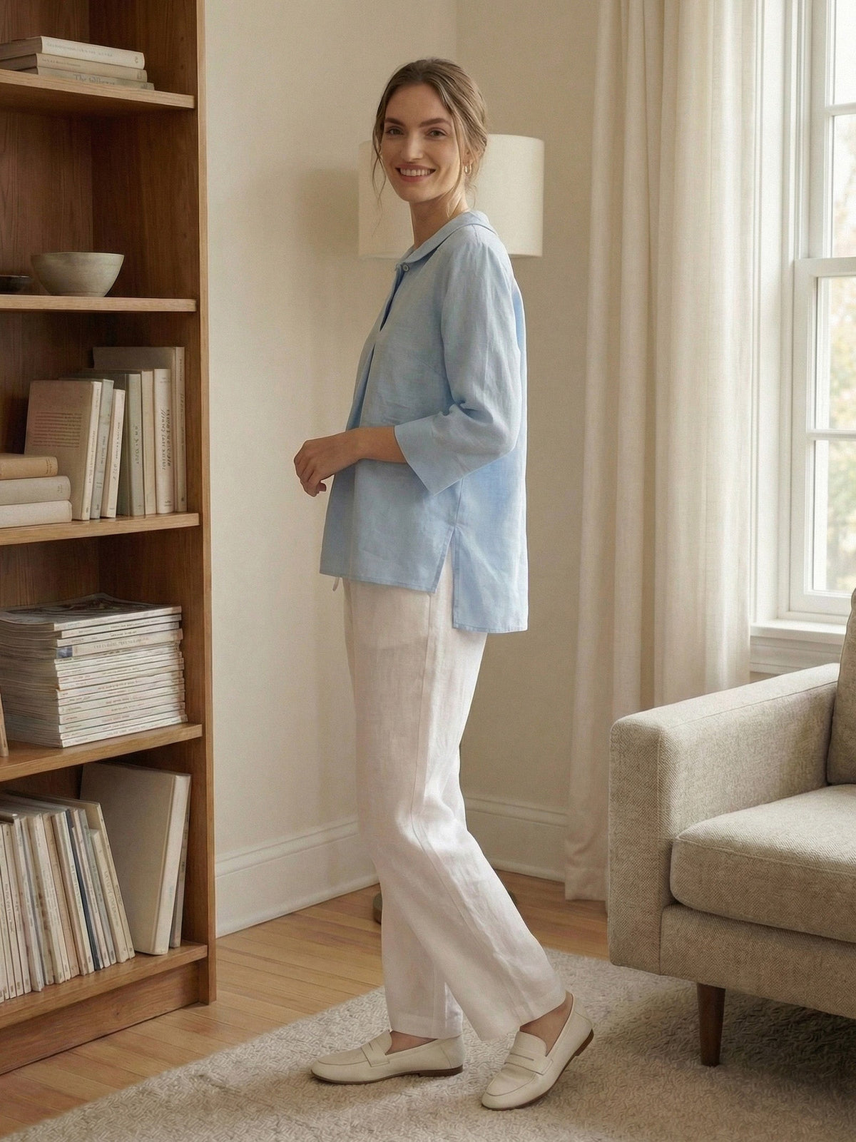 Linen Blouse – Lavinia by Maravesse (3)