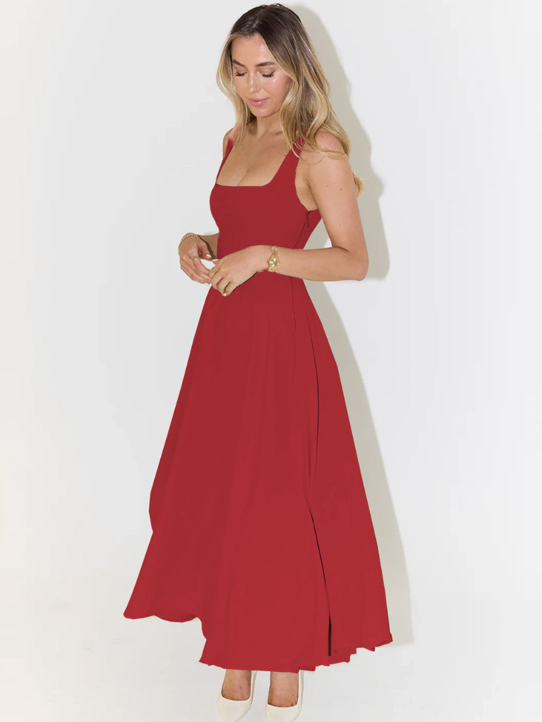 Square-Neck Midi Dress – Lise by Maravesse (23)