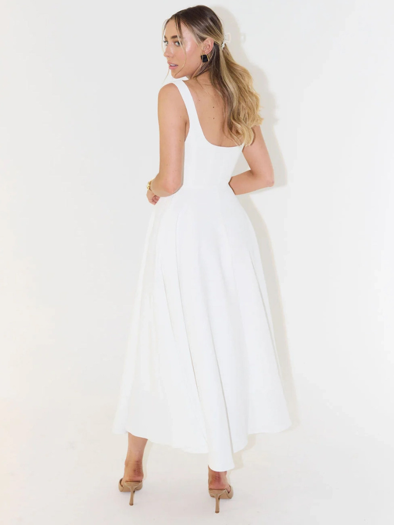 Square-Neck Midi Dress – Lise by Maravesse (21)