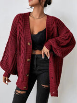 Sabine | Cable Knit Cardigan