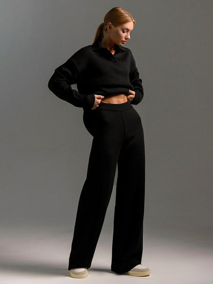 Oversized Sleep Set in Black – Ophelia by Maravesse