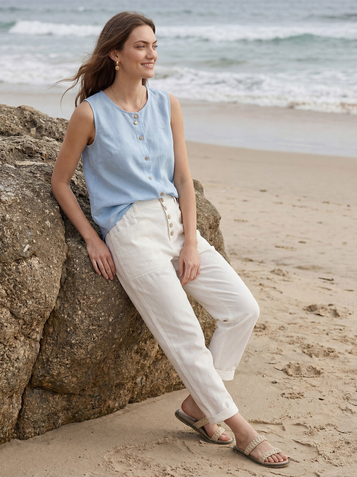 Linen Trousers – Seraphina by Maravesse (30)