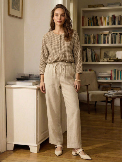 Linen Trousers – Noor by Maravesse (32)