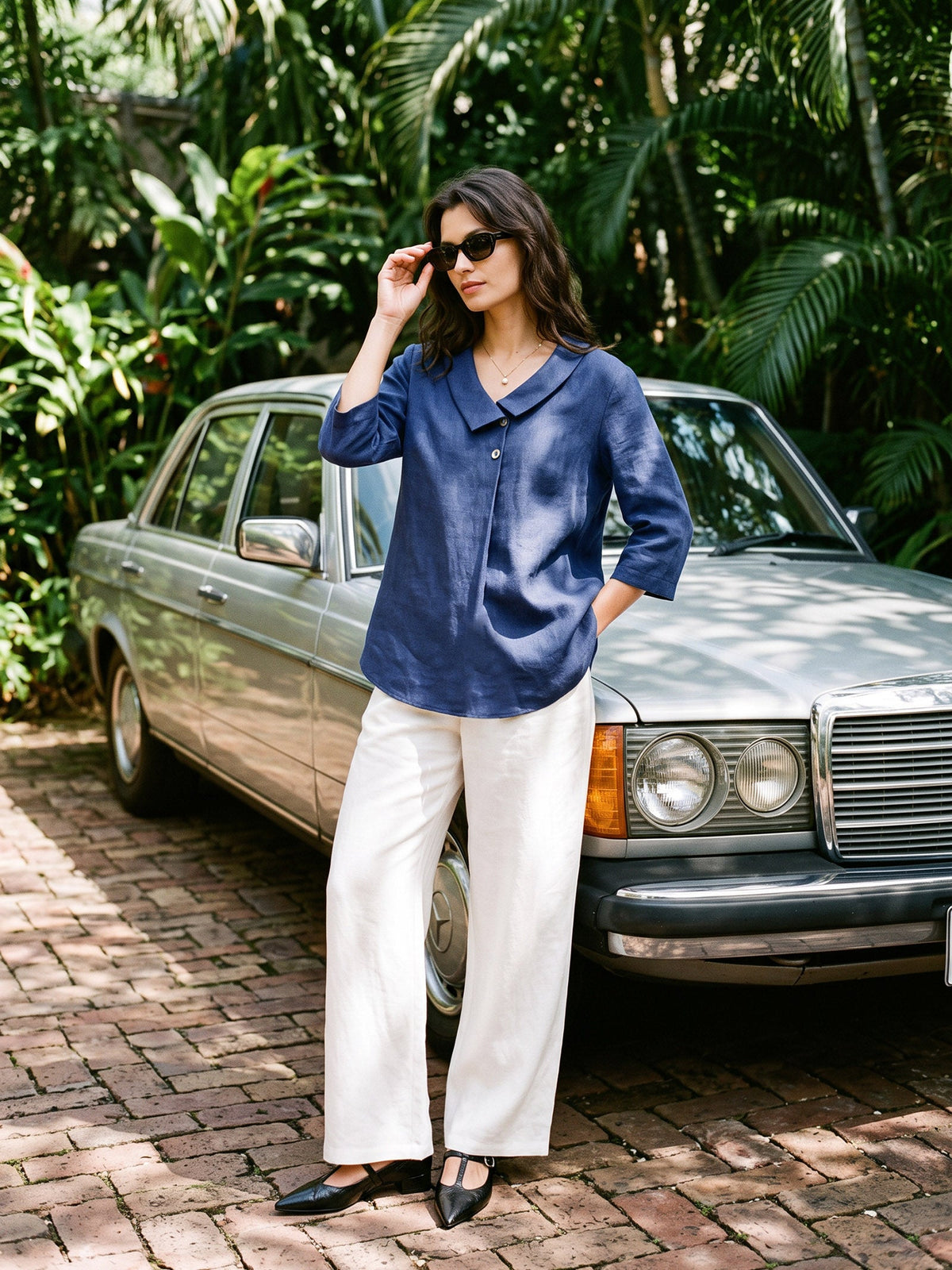 Linen Trousers – Noor by Maravesse (2)