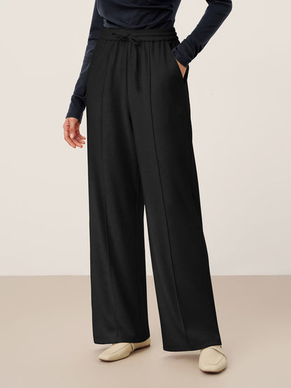 Wool Trousers in Black – Sienna by Maravesse