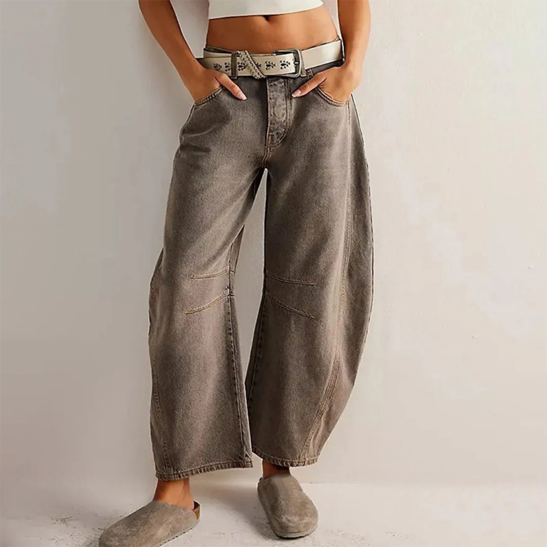 Jeans in Dark Grey – Fleur by Maravesse