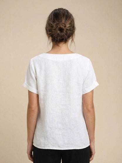 Linen Relaxed Top – Louisa by Maravesse (22)
