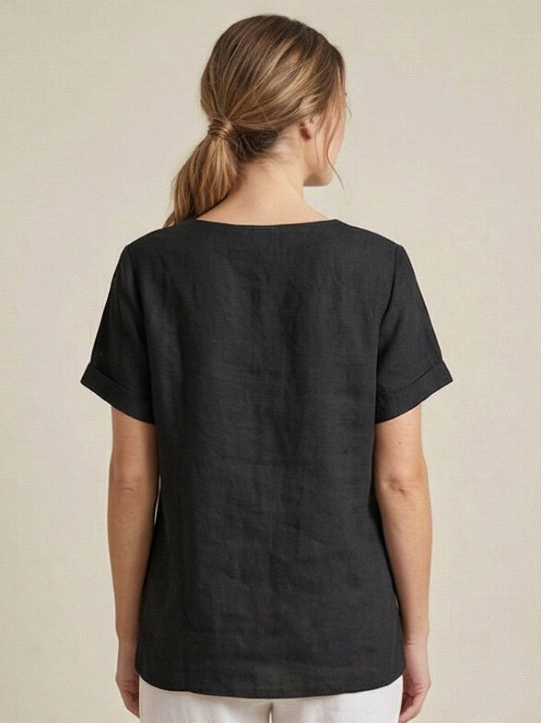 Linen Relaxed Top – Louisa by Maravesse (38)