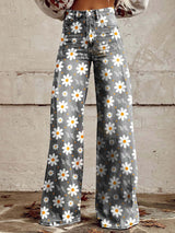 Estelle | Retro Printed Trousers