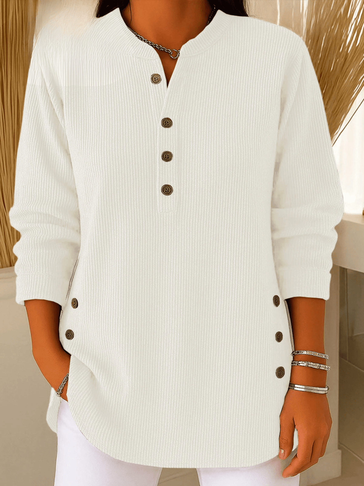 Top in White – Rosalind by Maravesse