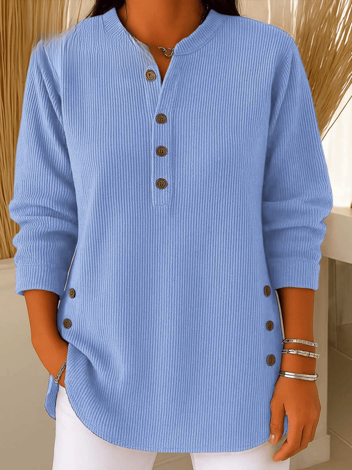 Top in Blue – Rosalind by Maravesse
