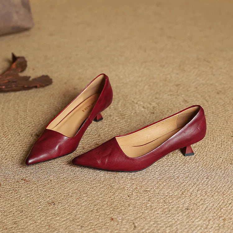 Kitten Heel Heels – Josephine by Maravesse (8)