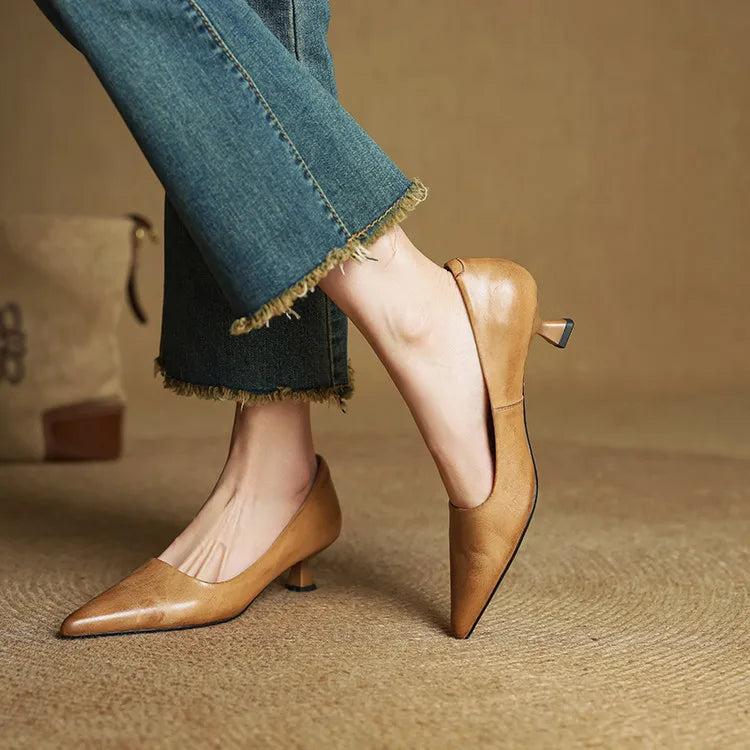 Kitten Heel Heels – Josephine by Maravesse (17)