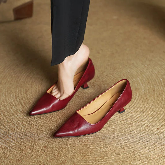 Kitten Heel Heels – Josephine by Maravesse (2)