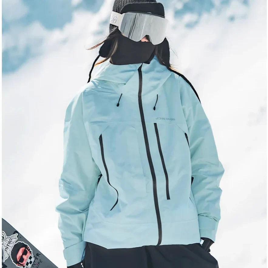 Coat in Ice Blue – Delphine by Maravesse