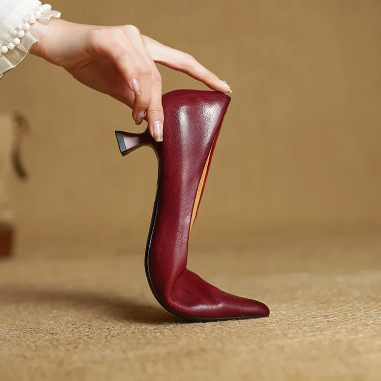 Kitten Heel Heels – Josephine by Maravesse (3)