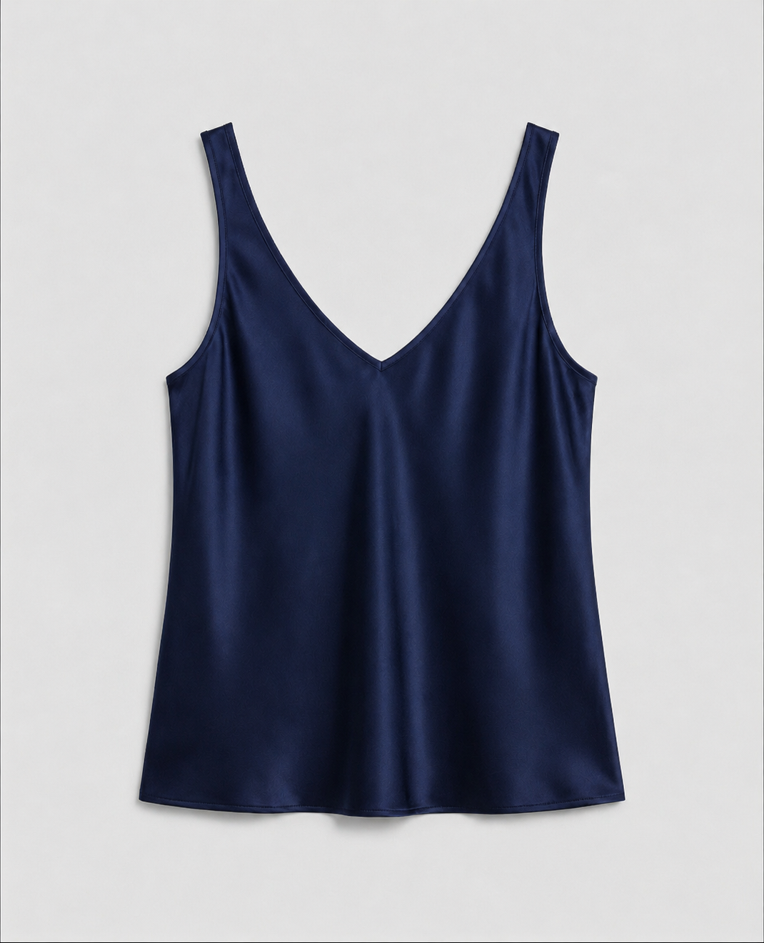 Satin Cami in Dark Blue – Anouk by Maravesse