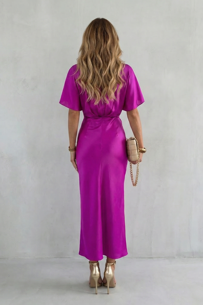 Satin Midi Dress – Ysee by Maravesse (4)