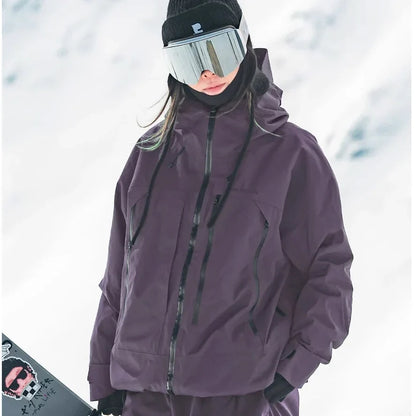 Coat in Plum – Delphine by Maravesse
