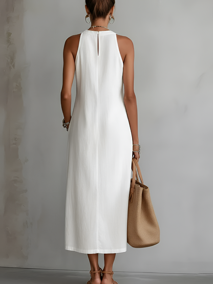 Lace Halter Midi Dress – Joelle by Maravesse (2)