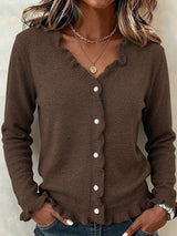 Beatrix | Frill Cardigan