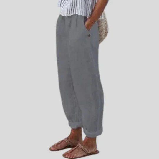 Trousers in Gray – Delphine by Maravesse