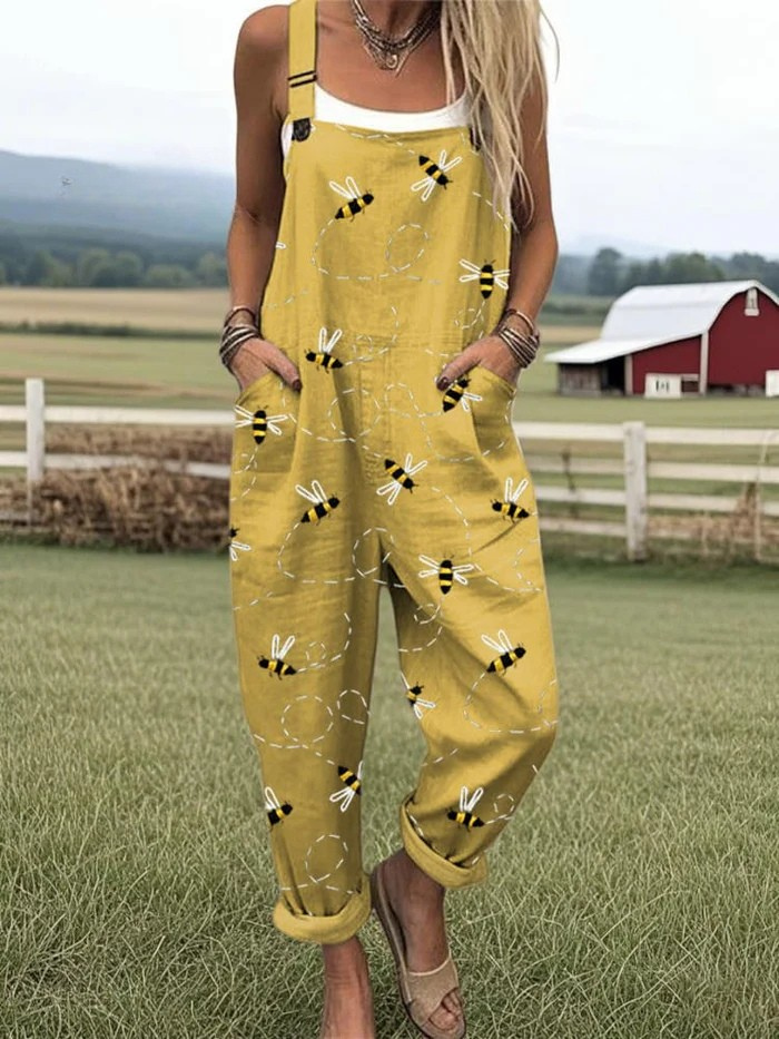 Vintage Jumpsuit in Yellow – Isolde by Maravesse