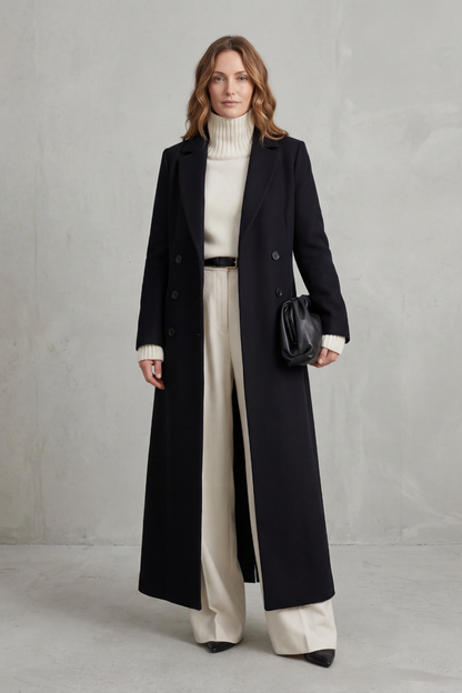 Wool Tailored Coat – Seraphina by Maravesse (2)