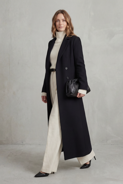 Wool Tailored Coat – Seraphina by Maravesse (3)