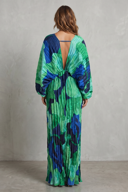 Pleated Maxi Dress – Fanny by Maravesse (4)