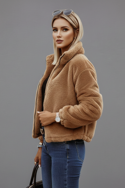 Sherpa Coat – Noor by Maravesse (3)