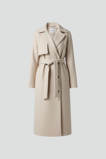 Wool Belted Coat – Rosa by Maravesse (2)