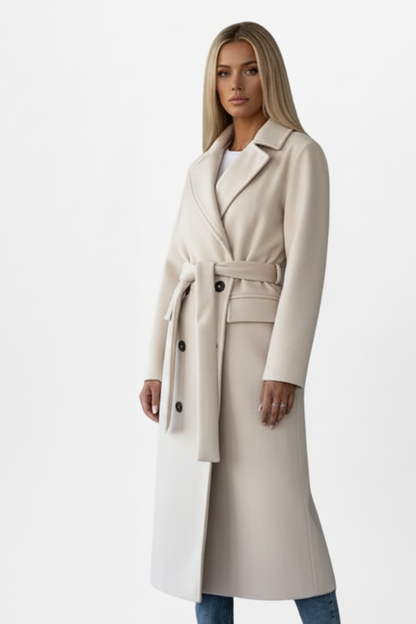 Wool Belted Coat – Rosa by Maravesse (3)