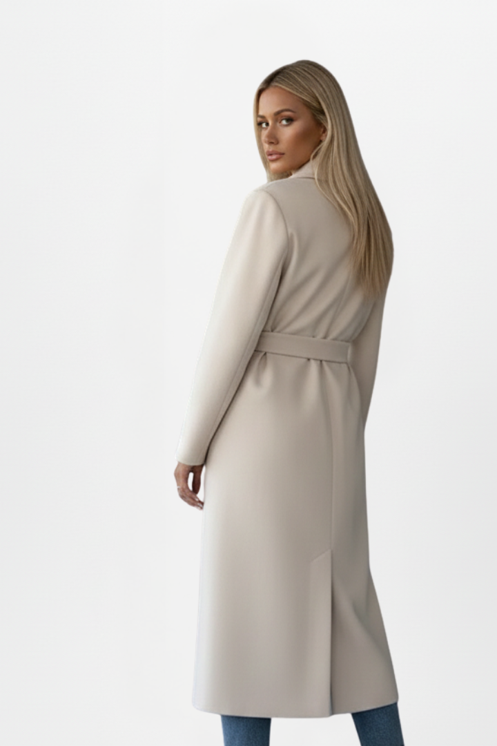 Wool Belted Coat – Rosa by Maravesse (4)