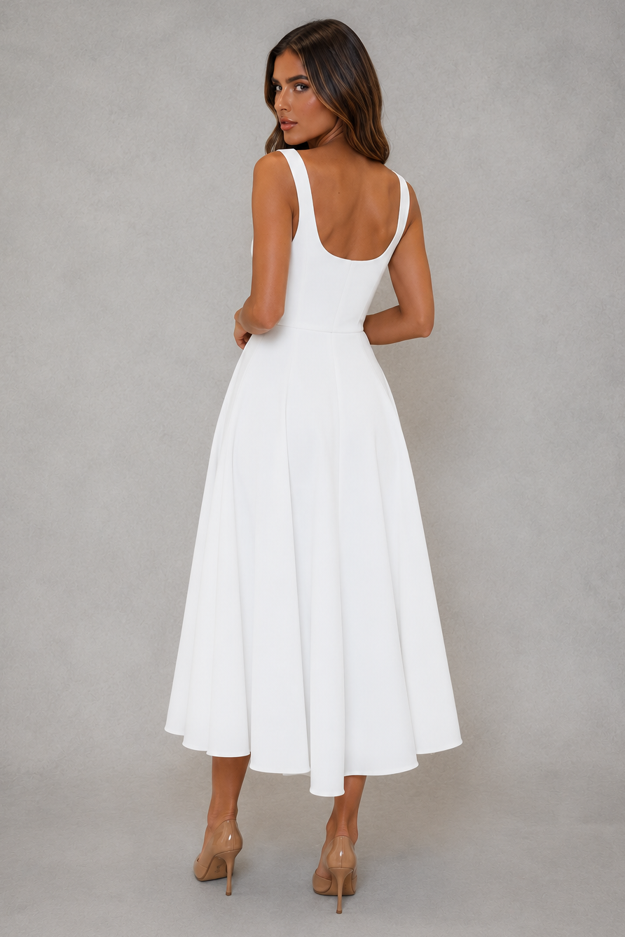 Formal Midi Dress – Inga by Maravesse (4)