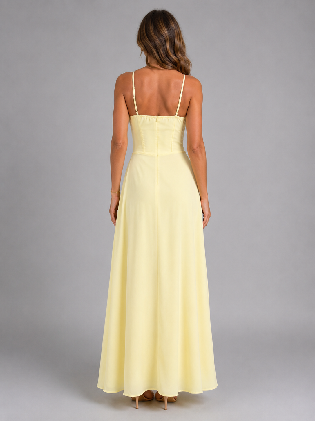 Corset Strappy Maxi Dress – Ylva by Maravesse (2)