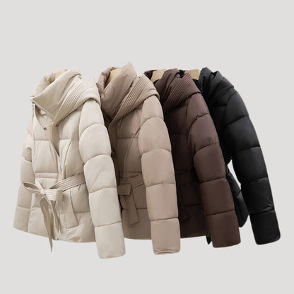 Belted Puffer Jacket – Josephine by Maravesse (8)