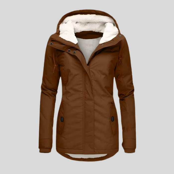 Coat in Brown – Adeline by Maravesse