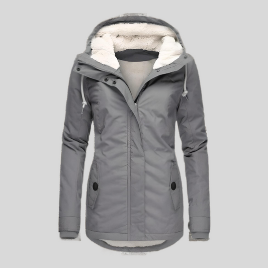 Coat in Grey – Adeline by Maravesse