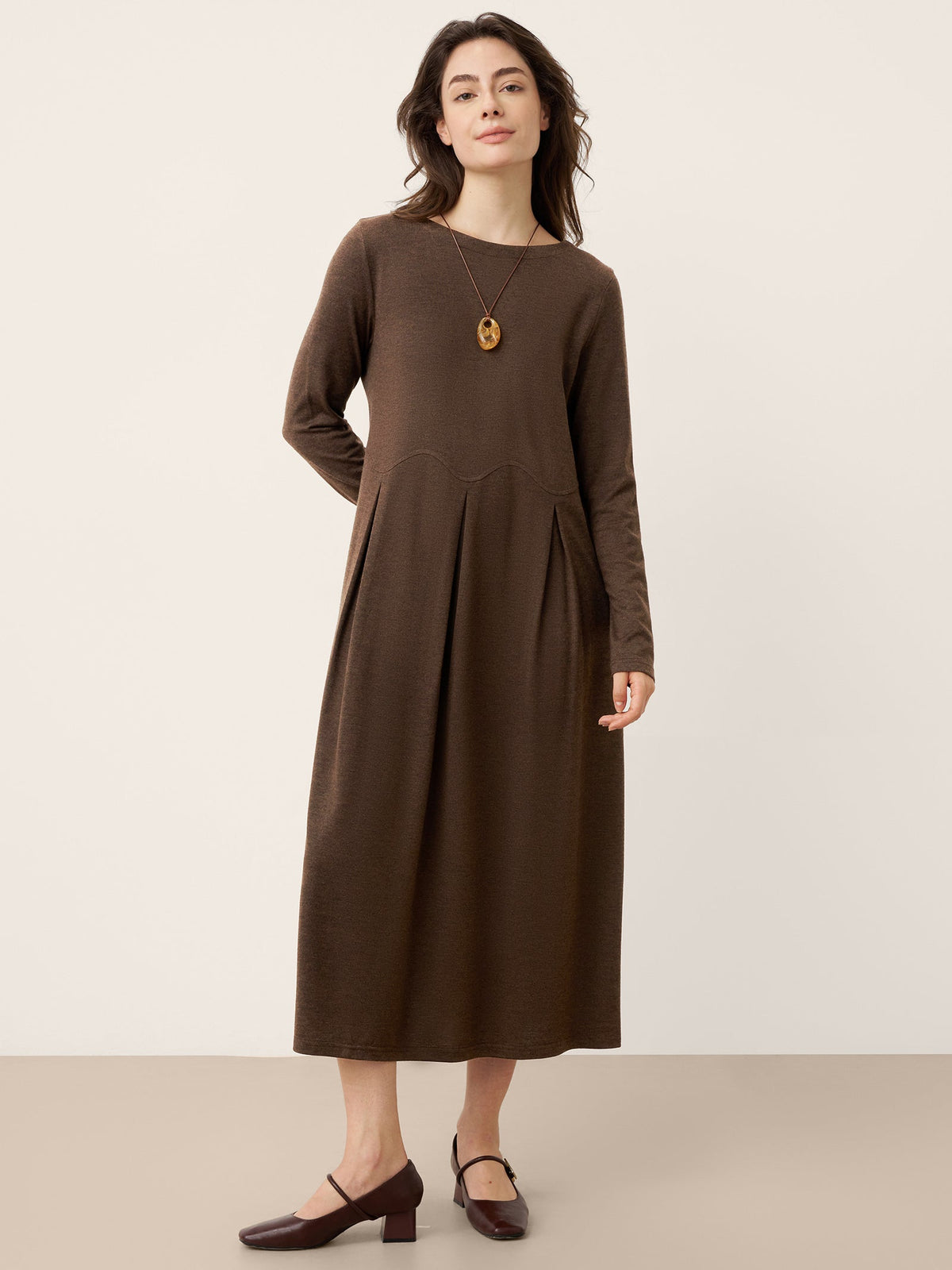 Wool Midi Dress – Sabine by Maravesse (6)