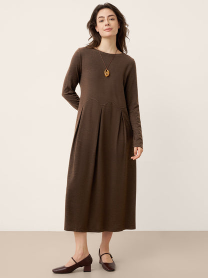 Wool Midi Dress – Sabine by Maravesse (6)