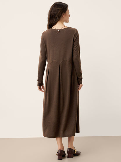Wool Midi Dress – Sabine by Maravesse (5)