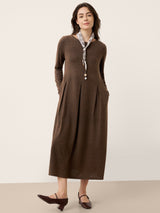 Sabine | Wool Midi Dress