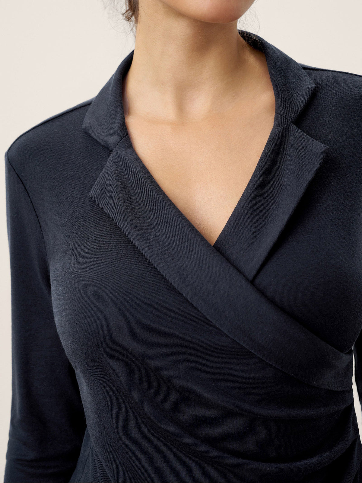 Wool Ruched Top – Sienna by Maravesse (4)