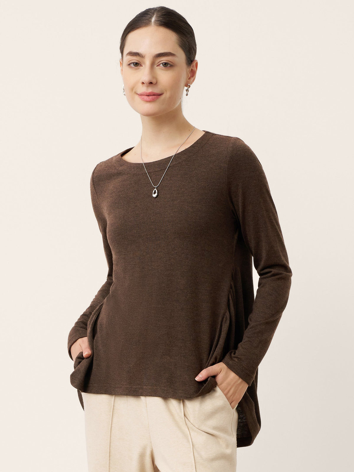 Wool Ruched Top – Juliette by Maravesse (7)
