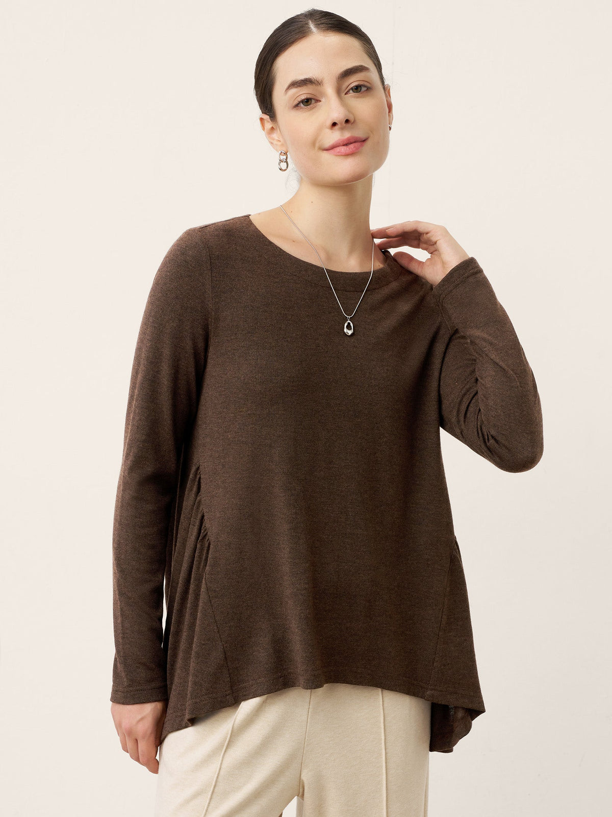 Wool Ruched Top – Juliette by Maravesse (5)