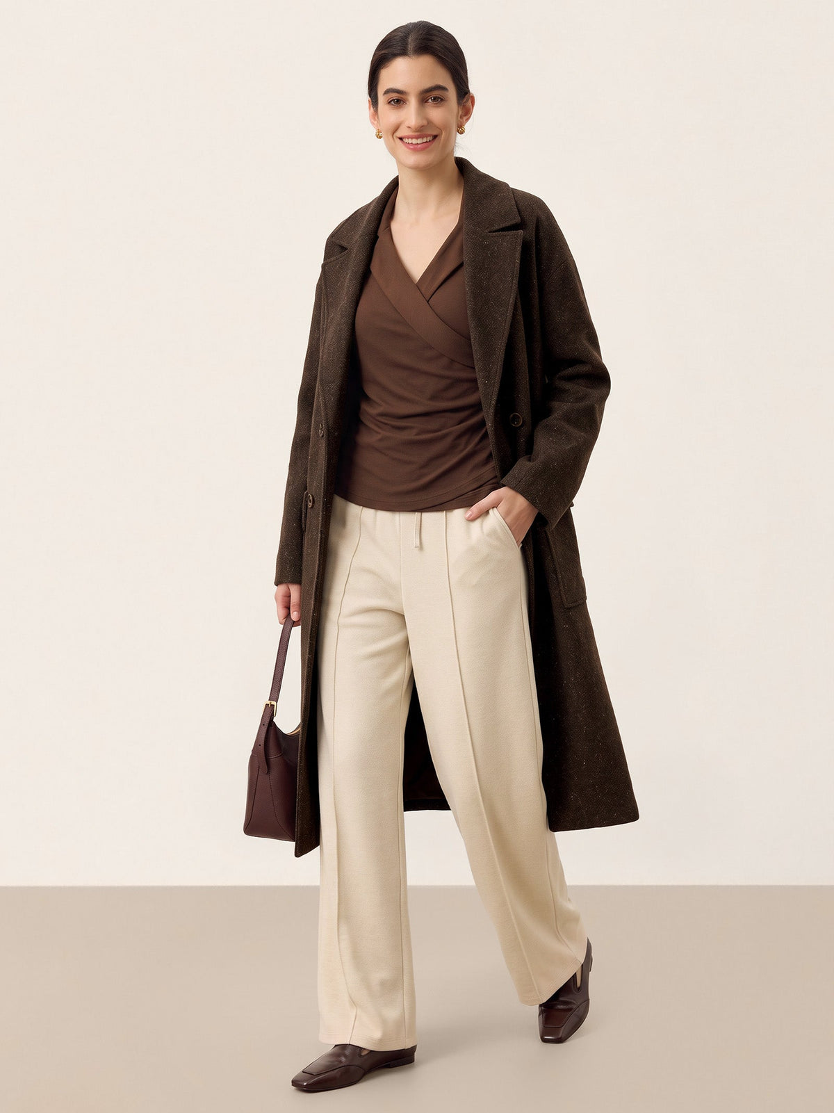 Wool Ruched Top – Sienna by Maravesse (14)