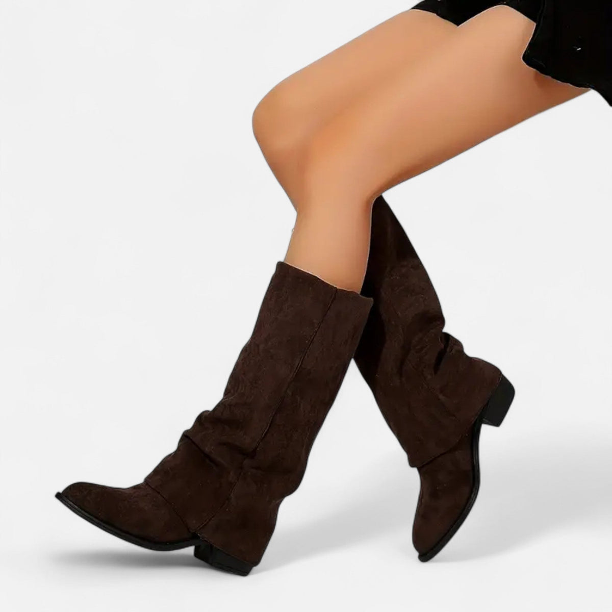 Knee High Chunky Boots – Arabella by Maravesse (3)