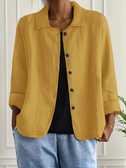 Blouse in Yellow – Sabine by Maravesse